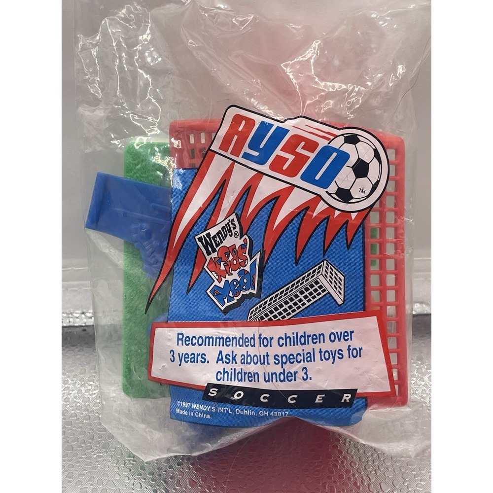 AYSO *Hacky Sack Footbag* 1997 Wendy's Kid's Meal* NIP